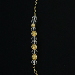 Collar largo cadena con colgante oro Versetto I Madrid68