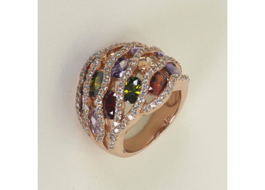 Anillos grandes con cuarzos de colores Spritz I Madrid68