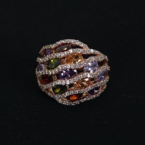 Anillos grandes con cuarzos de colores Spritz I Madrid68