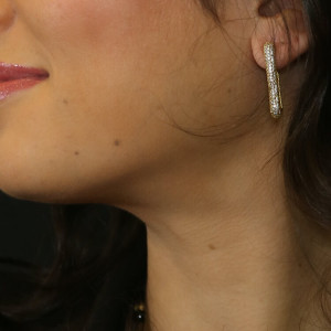 Pendientes en forma de clip Golden Clipp I Madrid 68