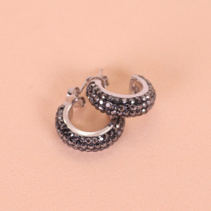 Pendientes aros pequeños morados Mercury I Madrid 68