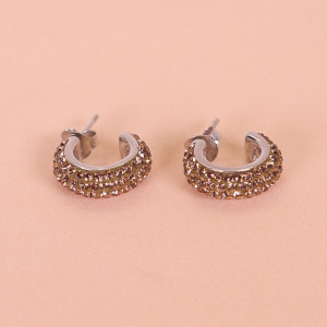 Pendientes aros pequeños morados Mercury I Madrid 68