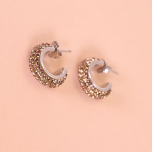 Pendientes aros pequeños morados Mercury I Madrid 68