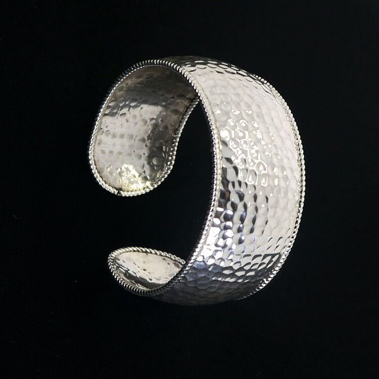 Brazaletes de plata anchos mujer Talent I Madrid68