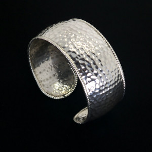 Brazaletes de plata anchos mujer Talent I Madrid68