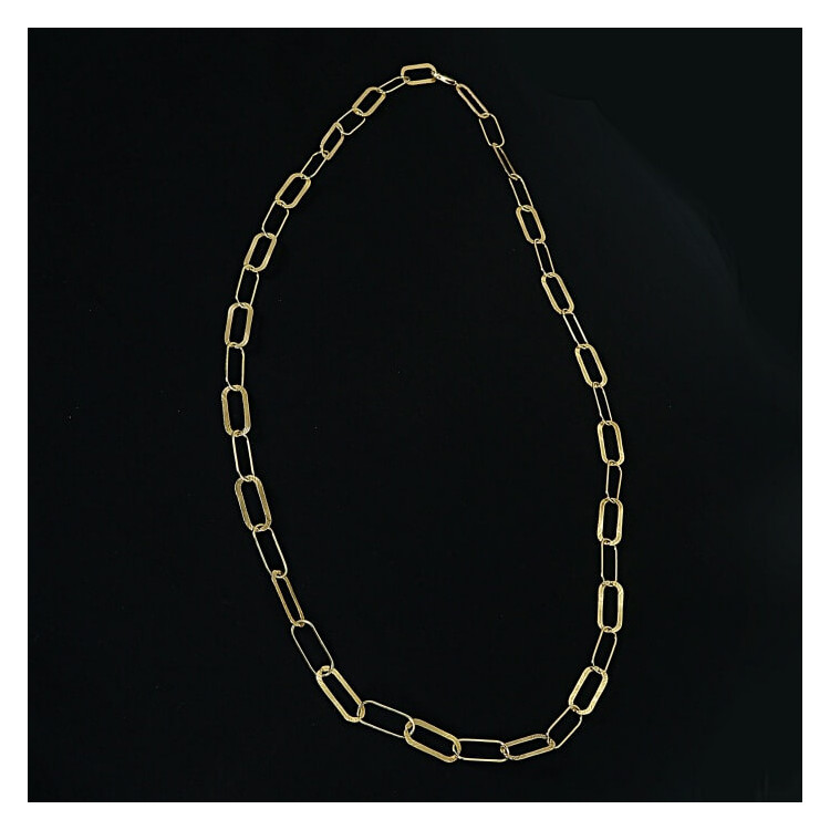 Collar largo cadena eslabones plata Fosco I Madrid68