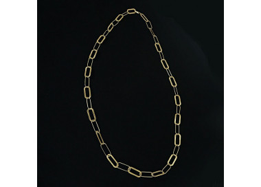 Collar largo cadena eslabones plata Fosco I Madrid68