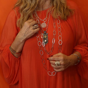 Collar largo cadena eslabones plata Fosco I Madrid68