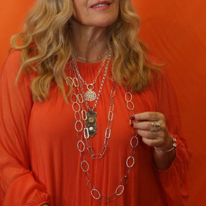 Collar largo cadena eslabones plata Fosco I Madrid68