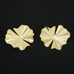 Elegantes pendientes grandes dorados Fansy I Madrid68