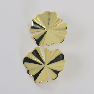 Elegantes pendientes grandes dorados Fansy I Madrid68