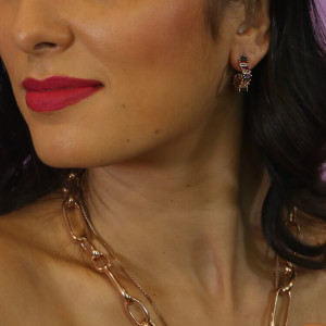 Pendientes aros piedras de colores Aro Colori I Madrid 68