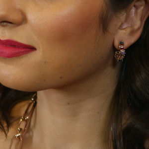 Pendientes aros piedras de colores Aro Colori I Madrid 68