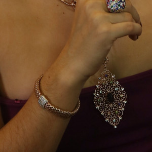 Pulsera malla palomita de maíz  Rose Elegant I Madrid 68