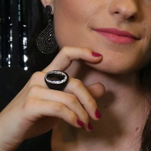 Anillo sello negro con ónix Aristocrazy I Madrid 68