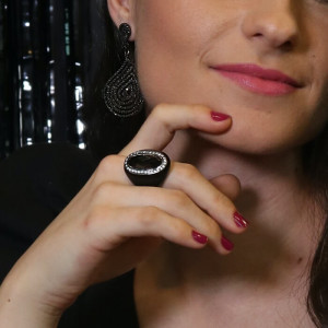 Anillo sello negro con ónix Aristocrazy I Madrid 68