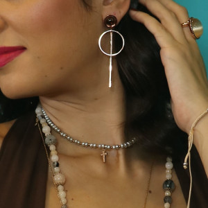 Collar con cruz de plata Croce D'argento I Madrid 68